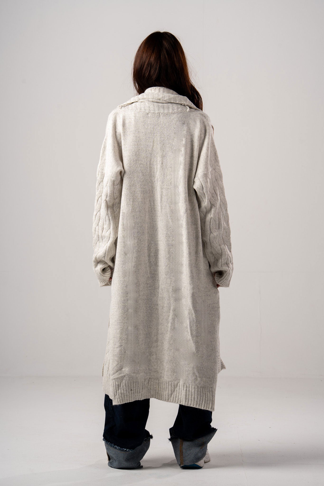 Cable Front Cardigan - Sale